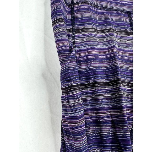 Lululemon‎ Womens Speed Tight Leggings sz 4 Purple/Black - Picture 2 of 8